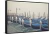 Italy, Veneto, Venezia District, Venice. Gondolas.-Francesco Iacobelli-Framed Stretched Canvas