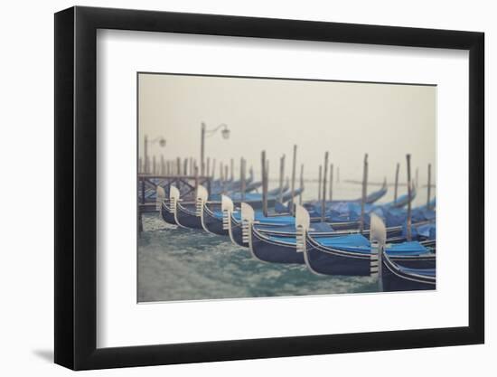 Italy, Veneto, Venezia District, Venice. Gondolas.-Francesco Iacobelli-Framed Photographic Print