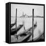 Italy, Veneto, Venezia District, Venice. San Giorgio Maggiore. Gondolas.-Francesco Iacobelli-Framed Stretched Canvas