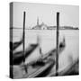 Italy, Veneto, Venezia District, Venice. San Giorgio Maggiore. Gondolas.-Francesco Iacobelli-Stretched Canvas