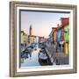 Italy, Veneto, Venice, Burano. Sunset in the Town-Matteo Colombo-Framed Photographic Print