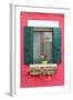 Italy, Veneto, Venice, Burano. Typical Window on a Colorful House-Matteo Colombo-Framed Photographic Print