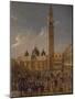 Italy, Veneto, Venice, Carnival on San Marco Square, Close-Up-null-Mounted Giclee Print