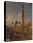 Italy, Veneto, Venice, Carnival on San Marco Square, Close-Up-null-Stretched Canvas