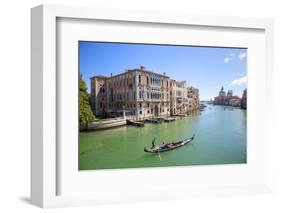 Italy, Veneto, Venice. During the Vongalonga Rowing Boat Festival on the Gran Canal.-Ken Scicluna-Framed Photographic Print