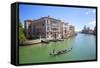 Italy, Veneto, Venice. During the Vongalonga Rowing Boat Festival on the Gran Canal.-Ken Scicluna-Framed Stretched Canvas