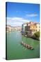 Italy, Veneto, Venice. During the Vongalonga Rowing Boat Festival on the Gran Canal.-Ken Scicluna-Stretched Canvas