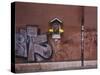 Italy, Veneto, Venice, Facade, Madonna, Graffiti-Andreas Keil-Stretched Canvas