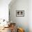 Italy, Veneto, Venice. Gondola Passing on Grand Canal Seen from a Colonnade-Matteo Colombo-Framed Photographic Print displayed on a wall