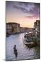 Italy, Veneto, Venice. Grand Canal at Sunset from Rialto Bridge-Matteo Colombo-Mounted Photographic Print