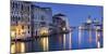 Italy, Veneto, Venice, Grand Canal, Santa Maria Della Salute, Dusk-Rainer Mirau-Mounted Photographic Print