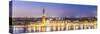 Italy, Veneto, Venice. High Angle View of the City at Dusk-Matteo Colombo-Stretched Canvas