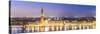 Italy, Veneto, Venice. High Angle View of the City at Dusk-Matteo Colombo-Stretched Canvas