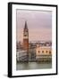 Italy, Veneto, Venice. High Angle View of the City at Sunset-Matteo Colombo-Framed Photographic Print
