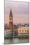 Italy, Veneto, Venice. High Angle View of the City at Sunset-Matteo Colombo-Mounted Photographic Print