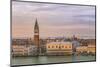 Italy, Veneto, Venice. High Angle View of the City at Sunset-Matteo Colombo-Mounted Photographic Print