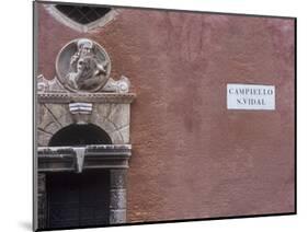 Italy, Veneto, Venice, House Facade at the Campiello S. Vidal-Andreas Keil-Mounted Photographic Print