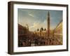 Italy, Veneto, Venice, Last Day of Carnival on San Marco Square, Close-Up-null-Framed Giclee Print