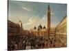 Italy, Veneto, Venice, Last Day of Carnival on San Marco Square, Close-Up-null-Stretched Canvas