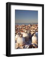 Italy, Veneto, Venice. Overview of the City with San Marco Cathedral Cupolas. Unesco.-Ken Scicluna-Framed Photographic Print