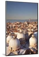 Italy, Veneto, Venice. Overview of the City with San Marco Cathedral Cupolas. Unesco.-Ken Scicluna-Mounted Photographic Print