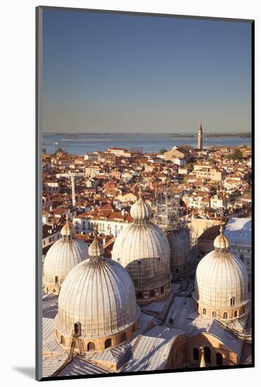 Italy, Veneto, Venice. Overview of the City with San Marco Cathedral Cupolas. Unesco.-Ken Scicluna-Mounted Photographic Print