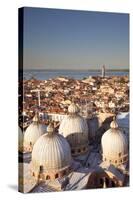 Italy, Veneto, Venice. Overview of the City with San Marco Cathedral Cupolas. Unesco.-Ken Scicluna-Stretched Canvas