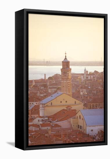 Italy, Veneto, Venice. Overview of the City.-Ken Scicluna-Framed Stretched Canvas