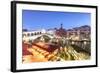 Italy, Veneto, Venice. Rialto Bridge at Dusk, High Angle View-Matteo Colombo-Framed Photographic Print