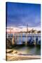 Italy, Veneto, Venice. Row of Gondolas Moored at Sunrise on Riva Degli Schiavoni-Matteo Colombo-Stretched Canvas