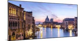 Italy, Veneto, Venice. Santa Maria Della Salute Church and Grand Canal at Sunrise-Matteo Colombo-Mounted Photographic Print