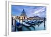 Italy, Veneto, Venice. Santa Maria Della Salute Church on the Grand Canal, at Sunset-Matteo Colombo-Framed Photographic Print