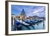 Italy, Veneto, Venice. Santa Maria Della Salute Church on the Grand Canal, at Sunset-Matteo Colombo-Framed Photographic Print