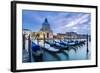 Italy, Veneto, Venice. Santa Maria Della Salute Church on the Grand Canal, at Sunset-Matteo Colombo-Framed Photographic Print