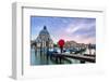 Italy, Veneto, Venice. Santa Maria Della Salute Church on the Grand Canal, at Sunset-Matteo Colombo-Framed Photographic Print