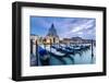 Italy, Veneto, Venice. Santa Maria Della Salute Church on the Grand Canal, at Sunset-Matteo Colombo-Framed Photographic Print