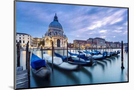 Italy, Veneto, Venice. Santa Maria Della Salute Church on the Grand Canal, at Sunset-Matteo Colombo-Mounted Photographic Print