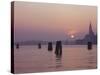Italy, Veneto, Venice, Sunrise Above San Giorgio Maggiore-Andreas Keil-Stretched Canvas