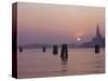 Italy, Veneto, Venice, Sunrise Above San Giorgio Maggiore-Andreas Keil-Stretched Canvas