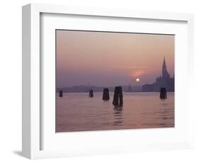 Italy, Veneto, Venice, Sunrise Above San Giorgio Maggiore-Andreas Keil-Framed Photographic Print