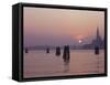 Italy, Veneto, Venice, Sunrise Above San Giorgio Maggiore-Andreas Keil-Framed Stretched Canvas