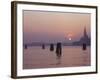 Italy, Veneto, Venice, Sunrise Above San Giorgio Maggiore-Andreas Keil-Framed Photographic Print