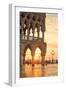 Italy, Veneto, Venice. Sunrise over Piazzetta San Marco and Doges Palace-Matteo Colombo-Framed Photographic Print