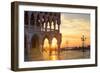 Italy, Veneto, Venice. Sunrise over Piazzetta San Marco and Doges Palace-Matteo Colombo-Framed Photographic Print