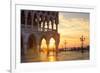 Italy, Veneto, Venice. Sunrise over Piazzetta San Marco and Doges Palace-Matteo Colombo-Framed Photographic Print