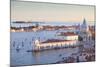 Italy, Veneto, Venice. the Church of Santa Maria Della Salute and the Punta Della Dogana. Unesco.-Ken Scicluna-Mounted Photographic Print