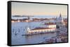 Italy, Veneto, Venice. the Church of Santa Maria Della Salute and the Punta Della Dogana. Unesco.-Ken Scicluna-Framed Stretched Canvas