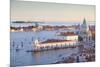 Italy, Veneto, Venice. the Church of Santa Maria Della Salute and the Punta Della Dogana. Unesco.-Ken Scicluna-Mounted Photographic Print