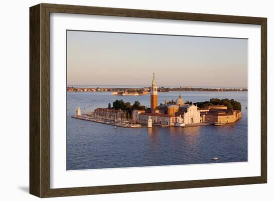 Italy, Veneto, Venice. the Island of San Giorgio Maggiore with its Famed Church. Unesco.-Ken Scicluna-Framed Photographic Print