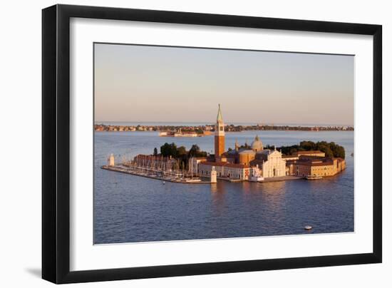 Italy, Veneto, Venice. the Island of San Giorgio Maggiore with its Famed Church. Unesco.-Ken Scicluna-Framed Photographic Print